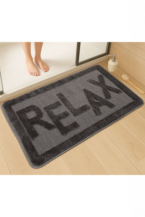 Mijölnir Relax - Alfombra de baño Antracita 60 x 100 cm Mijölnir Relax - Alfombra de baño Antracita 60 x 100 cm